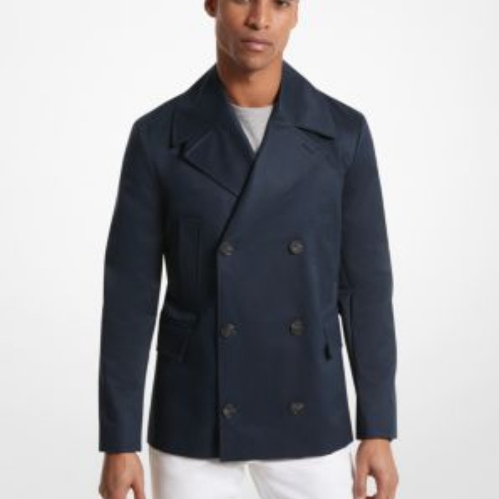 Michael Kors Spring 20 Collection men's double breasted blazer, size M